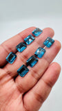 London Blue Topaz Faceted Octagon 8x10 mm - Pack of 1 Piece - AAA Quality - Loose gemstone - London Blue topaz Cut