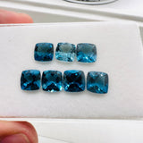 London Blue Topaz Faceted Octagon 7 mm - Pack of 1 Piece - AAA Quality - Loose gemstone - London Blue topaz Cut