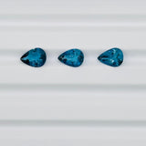 Blue Topaz Faceted Pear 10x14  mm - Pack of 1 Piece - AAA Quality - Loose gemstone - London Blue topaz Cut