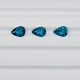 Blue Topaz Faceted Pear 10x14 mm - Pack of 1 Piece - AAA Quality - Loose gemstone - London Blue topaz Cut