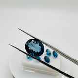 Blue Topaz Faceted Oval 10x12 mm - Pack of 1 Piece - AAA Quality - Loose gemstone - London Blue topaz Cut