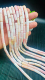 Queen Conch Shell Square Beads • 15x8 mm Size • Length 40 cm • AAA Quality • Natural Pink Queen Conch Shell Beads