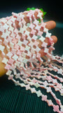 Queen Conch Shell Cross Beads • 10 mm Size • Length 40 cm • AAA Quality • Natural Pink Queen Conch Shell Beads