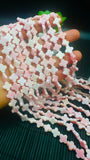 Queen Conch Shell Cross Beads • 10 mm Size • Length 40 cm • AAA Quality • Natural Pink Queen Conch Shell Beads