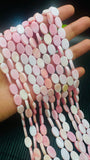 Queen Conch Shell Oval Beads • 8x12 mm Size • Length 40 cm • AAA Quality • Natural Pink Queen Conch Shell Beads