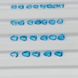 Swiss Blue Topaz faceted Pear 6X8 mm Size - Pack of 1 Piece - AAA Quality - Natural Swiss Blue Topaz