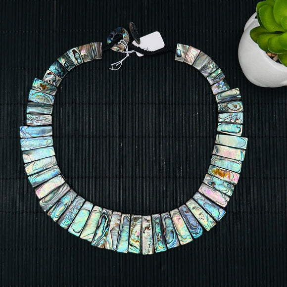 Abalone Shell Necklace -  mm Size - AAA Quality- Length 21'' - Natural Abalone Shell - Shell Necklace