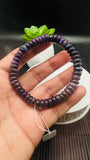 Sugulite Bracelet 8.50 mm Size • Code S2 • AAA Quality • Sugulite Roundel Bracelet 7.5 Inch Length • Natural Sugulite - Purple Color