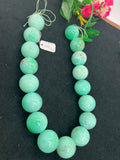 Chrysoprase Round Beads •23-24 mm Size • Code #13 •  AAA quality • Length 40 Cm • Natural Chrysoprase beads • Origin Australia