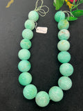 Chrysoprase Round Beads •23-24 mm Size • Code #13 •  AAA quality • Length 40 Cm • Natural Chrysoprase beads • Origin Australia