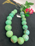 Chrysoprase Round Beads •23-25 mm Size • Code #09 •  AAA quality • Length 40 Cm • Natural Chrysoprase beads • Origin Australia