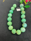 Chrysoprase Round Beads •23-25 mm Size • Code #09 •  AAA quality • Length 40 Cm • Natural Chrysoprase beads • Origin Australia