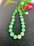 Chrysoprase Round Beads •22-24 mm Size • Code #7 •  AAA quality • Length 40 Cm • Natural Chrysoprase beads • Origin Australia