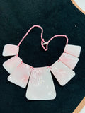 Queen Conch Shell Necklace,  AA Quality • Natural Pink Queen Conch Shell Beads, Handmade Necklace,