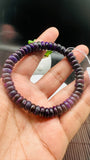 Sugulite Bracelet 8.50 mm Size • Code S3 • AAA Quality • Sugulite Roundel Bracelet 7.5 Inch Length • Natural Sugulite - Purple Color