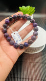 Sugulite Bracelet 9.50 mm Size • Code S6 • AAA Quality • Sugulite Round Bracelet 7.5 Inch Length • Natural Sugulite - Purple Color
