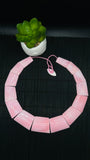 Queen Conch Shell Necklace • Graduated Trapezoid Beads Necklace• AAA Quality • Natural Pink Queen Conch Shell
