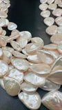 Pearl Pear Beads 14x18 mm Size AAA Quality - Natural Freshwater Pearl Beads - Length 40 cm