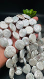 Pearl Coin Beads 20-22 mm Size - Length 16" - AAA Quality- Freshwater Pearl Tear drop beads