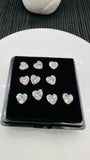 Moissanite Heart Cut 5 mm Size - Pack of 1 Pc - Moissanite Loose Stone with certificate - Color D - clarity VVS1