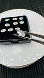 Moissanite Oval Cut 4x6 mm Size - Pack of 1 Pc -  Moissanite Loose Stone with GRA certificate - Color D - clarity VVS1