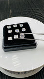 Moissanite Assher Cut 5 mm Size - Pack of 1 Pc - Moissanite Loose Stone with certificate - Color D - clarity VVS1