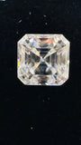 Moissanite Assher Cut 5 mm Size - Pack of 1 Pc - Moissanite Loose Stone with certificate - Color D - clarity VVS1