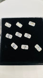 Moissanite Radiant Cut 3x5 mm Size - Pack of 1 Pc - Moissanite Loose Stone with GRA certificate - Color D - clarity VVS1