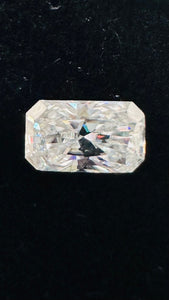 Moissanite Radiant Cut 3x5 mm Size - Pack of 1 Pc - Moissanite Loose Stone with GRA certificate - Color D - clarity VVS1