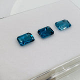 Blue Topaz Faceted Emerald cut 5x7  mm - Pack of 1 Piece - AAA Quality - Loose gemstone - London Blue topaz Cut