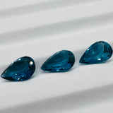 Blue Topaz Faceted Pear 10x14 mm - Pack of 1 Piece - AAA Quality - Loose gemstone - London Blue topaz Cut