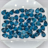 Blue Topaz Faceted Pear 7x10 mm - Pack of 1 Piece - AAA Quality - Loose gemstone - London Blue topaz Cut