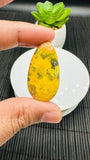 Bumble Bee Cabochon • Code A37-A42 • AAA Quality • Natural Bible Bee Jasper Cabs •  Flat Back Cabochon