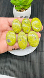 Atlantisite Cabochon • Code A1-A6 • AAA Quality • Natural Atlantisite Cabs • Flat Back Cabochon