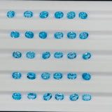 Swiss Blue Topaz faceted oval 7x9 mm - Pack of 1 Pc - Natural Blue Topaz loose stone