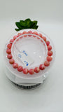 Pink Opal Bracelet - 8 mm Size - Code P4 - AAAA Quality - Length 7.5 Inch- Natural Pink Opal Bracelet- Dark Color