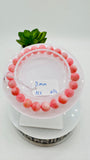 Pink Opal Bracelet - 8 mm Size - Code P6 - AAAA Quality - Length 7.5 Inch- Natural Pink Opal Bracelet- Dark Color
