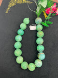 Chrysoprase Round Beads •23-25 mm Size • Code #09 •  AAA quality • Length 40 Cm • Natural Chrysoprase beads • Origin Australia