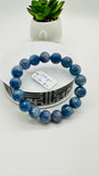 Blue Sapphire Bracelet • 12 mm Size • Code #S2 • 7.5'' Length • Natural Sapphire Round Faceted Bracelet