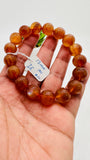 Andesine Bracelet- Size 13 mm- Code# C4  - AA Quality length 7.5 Inch Origin Tibet - Natural Andesine Round Bracelet