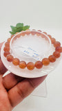 Andesine Bracelet- Size 8 mm- Code# D7 - AAA Quality length 7.5 Inch Origin Tibet - Natural Andesine Round Bracelet