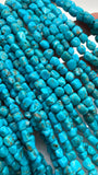 Turquoise Nugget Beads  - Length 40 cm - Natural Turquoise Freeform Beads- AAA Quality