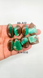 Chrysoprase Cabochon • Code A9- A16 • AAA Quality • Natural Chrysoprase Cabs • Chrysoprase pendant