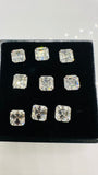 Moissanite Assher Cut 5 mm Size - Pack of 1 Pc - Moissanite Loose Stone with certificate - Color D - clarity VVS1