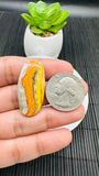 Bumble Bee Cabochon • Code A13-A18 • AAA Quality • Natural Bible Bee Jasper Cabs •  Flat Back Cabochon