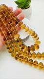 Citrine Faceted Roundel 12-16  mm Big Size  • Length 28 Inch •  AAA grade • Natural Citrine Beads• Citrine Rondelle Faceted