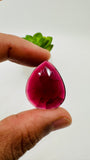 Garnet Rose Cut Fancy Shape • Code C23- C28 • Garnet Faceted Cut (Polki) • AAA Quality- Best for Jewelry making • One Side Cutting
