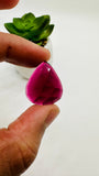 Garnet Rose Cut Fancy Shape • Code C35- C40 • Garnet Faceted Cut (Polki) • AAA Quality- Best for Jewelry making • One Side Cutting