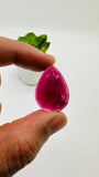 Garnet Rose Cut Fancy Shape • Code C35- C40 • Garnet Faceted Cut (Polki) • AAA Quality- Best for Jewelry making • One Side Cutting