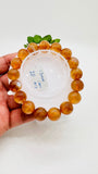 Andesine Bracelet- Size 13 mm- Code# C3  - AA Quality length 7.5 Inch Origin Tibet - Natural Andesine Round Bracelet